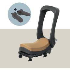 Urban Iki Junior Seat with Rack Mount Bincho Black Kurumi Brown