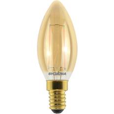 Sylvania E14 LED-lampor Sylvania Kronljus LED ToLEDo Retro Gold 225lm 825 E14