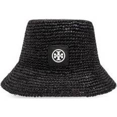 Tory Burch Accessoires Tory Burch Straw Bucket Hat Black