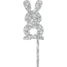 Easter Bunny Topper Style: Glitter Cake Decoration