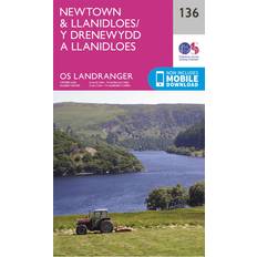 Compasses Ordnance Survey Newtown & Llanidloes Landranger 136 Map