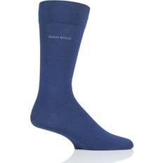 HUGO BOSS Socks HUGO BOSS Mens Pair Marc Plain 98% Combed Cotton Socks Navy 5.5-8 Mens Blue