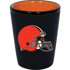 Brown Shot Glasses Hunter Cleveland Browns Two-Tone Shot Glass