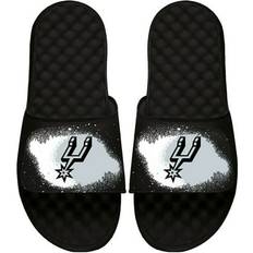 Slides Islide Men's Black San Antonio Spurs Spray Paint Sandals