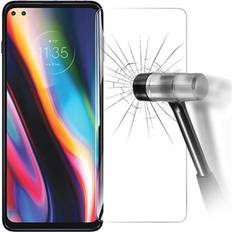 MTP Products Motorola G 5G Plus Härdat Glas Skärmskydd 9H, 0.3mm Klar