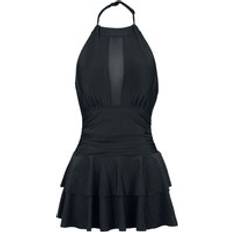 Forplay Peach Swim Dress - Black