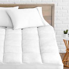 Bare Home Pillow-Top Twin Pad Premium Goose Down Mattress Cover (190.5x)