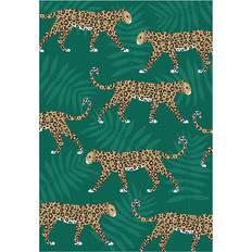 Second Nature Embossed Leopard Print Any Occasion Card Foiled Portobello Greeting Cards