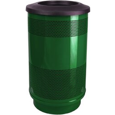 Witt Stadium Series Perforated Metal Receptacle 35 Gallon Trash Can