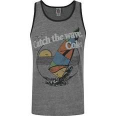 JUNK FOOD "catch the wave" ärmelloses t-shirt für herren ns6246 Grau meliert