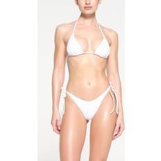 White Bikini Bottoms SKIMS Dipped Tie Bottom White Signature