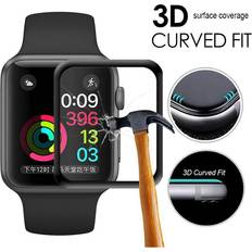 Apple Watch Series 4 44mm 3D Heltäckande 9H Stötdämpande Klock