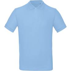 Men - One Size Polo Shirts B&C Collection XL, Sky Blue B&C Mens Inspire Polo One
