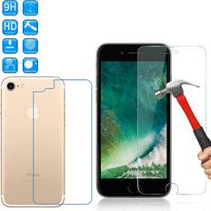 Apple iPhone 7 Plus/8 Plus Screen Protectors IWill Front Back 9H Tempered Glass screen protector for Apple iPhone 8 PLUS front Anti-scratch back