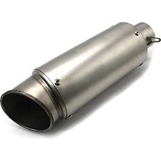 Exhaust Systems Zaddox Auspuff Pace kompatibel mit Ducati Monster 821 696 Schalldämpfer Edelstahl Titan schwarz-schwarz