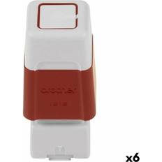 Rouge Artisanat Brother Stamper Red 12 x 12 mm 6 Units