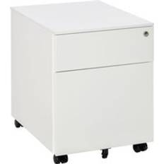 Vinsetto Vertical File Steel Lockable Storage Cabinet