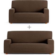 Fundas de Sofá Suelta Eysa set Eysa TROYA Pieces Loose Sofa Cover Brown