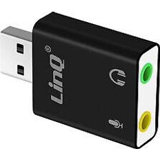 LINQ Esterno Usb 2.0 / Jack 3.5 Audio Microfono Surround 7.1