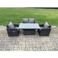 Garden & Outdoor Furniture Fimous Wicker PE Garden Outdoor Lounge Set