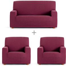 Rojo Fundas de Sofá Suelta Eysa set Eysa TROYA Loose Sofa Cover Red