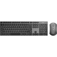 Tastaturer Deltaco Wireless Keyboard Mouse Combo