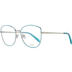 Cat Eye Glasögon & Läsglasögon Emilio Pucci EP5229 Turkosfärgad Fjäril Optiska Ramar Butterfly Stil