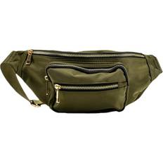 Pieces Midjeväskor Pieces Amilia Nylon Bumbag Green ONESIZE