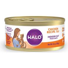 Halo Pets Grain Free Indoor Cat Chicken Pate Canned Cat Food