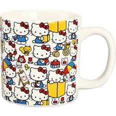 BioWorld Sanrio Hello Kitty Print 16 oz Ceramic Mug Taza