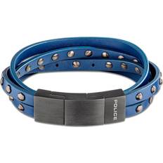 Police Armband Police Herrenläderarmband Läder 19 cm