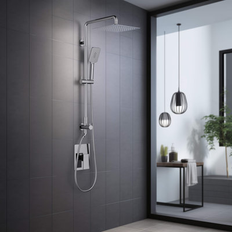 Shower Sets Kibi Cube Balanced 2-Function Shower Gray