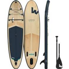 Best Wavesurfing Wave Woody 2.0 SUP Inflatable Paddleboard 10'9ft Blue