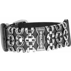 Black Bracelets Police Men's Bracelet PJ26145BLE.03 Leather 19