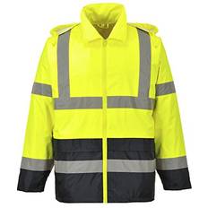 Work Clothes Portwest UH443YBRXXXL Hi-Vis Rain Jacket, 3X-Large, Yellow