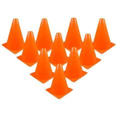 Tauoh 10 Pcs Traffic Cones 7 Inch of Multipurpose Construction Theme Party Sports Activity Cones for Football Training