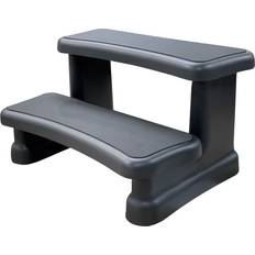 Jet System Hot Tubs Canadian Spa Co Hot Tub Spa Company Premium Universal Black Spa Steps 90cm