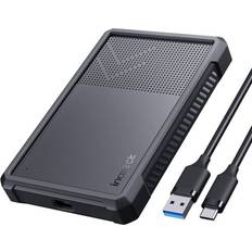 Inateck USB 3.2 Gen 2 Hårddiskhölje Med Silikonskal FE2016
