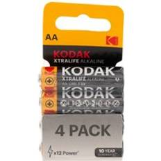 Kodak AA XtraLife Alkaline Pack of 4
