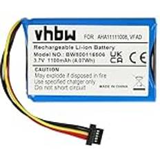 VHBW Battery compatible with TomTom Go 4FL50 gps Navigation System Sat Nav 1100mAh, 3.7 v, Liion