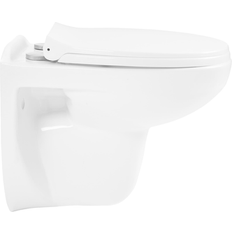 Toilets Swiss Madison Giovanni Wall-Hung Elongated Toilet Bowl 25" x 19.29" 22.05" White