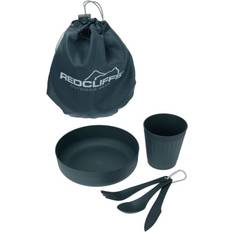 Redcliffs Lifetime Grå Camping Servis 6 Delar