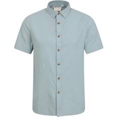 Mountain warehouse Men's Mens Weekender Shirt Blue Regular/36