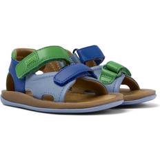 Camper Twins Sandals for First walkers Blue,Green, 5.5, Smooth leather