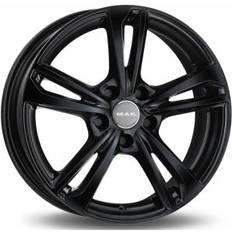 18 pulgadas - 5/108 Llantas de coche Mak Emblema Gloss Black 8x18 5/108 ET45 B72