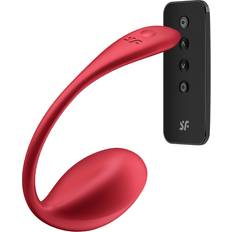 Satisfyer Connect: Shiny Petal, Wearable Vibrator, röd