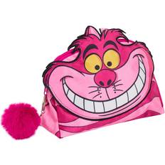 Women Cosmetic Bags Disney Pink Cheshire Cat Make Up Bag for Women Cosmetic Toiletries Bag Pencil Case