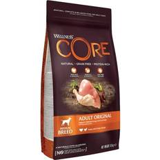 Wellness CORE Adult Original, Dry Dog Dog Food Dry, Grain Free High Meat Content, Turkey