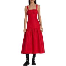 Derek Lam 10 Crosby Selena Gathered Bust Midi Dress