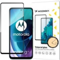 Wozinsky superstærkt Full Glue fuldskærms hærdet glas med Case Friendly-ramme Motorola Moto G71 5G sort